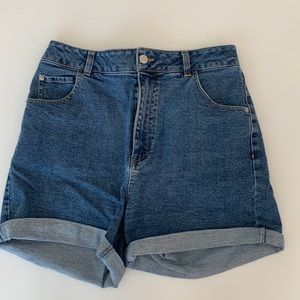 Denim shorts